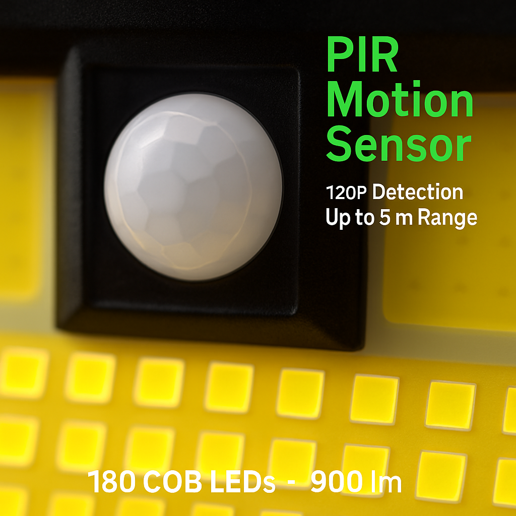Outdoor Solar Wall Light with Motion Sensor