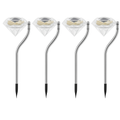 Solar Diamond Garden Light for Pathways and Patio