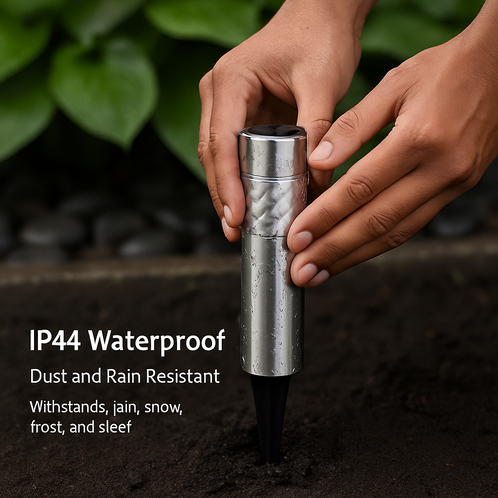Outdoor Solar RGB Garden Lamp for Pathways