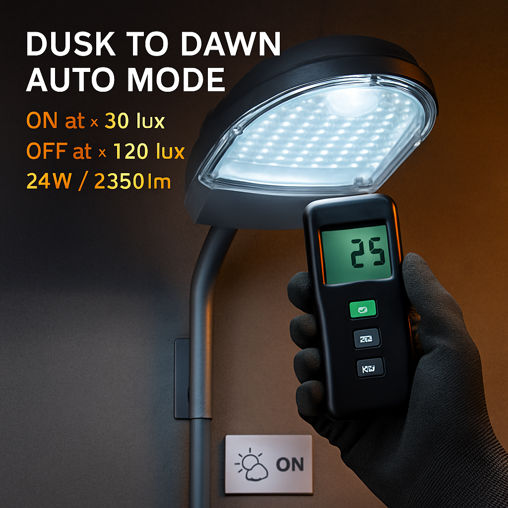 Wall Pack Outdoor Light All-Weather Dusk-to-Dawn