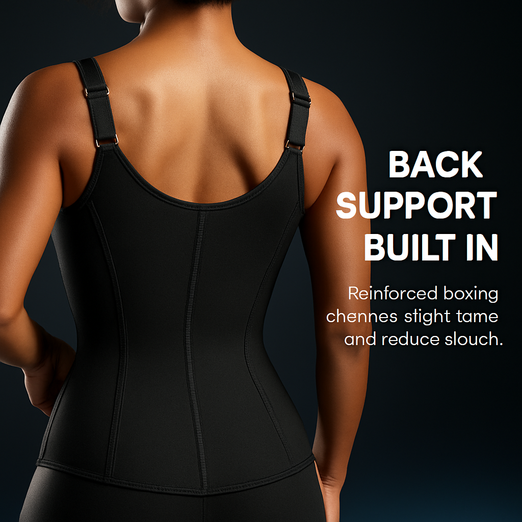 Zippered Waist Trainer Corset for Women Slimming - Support
