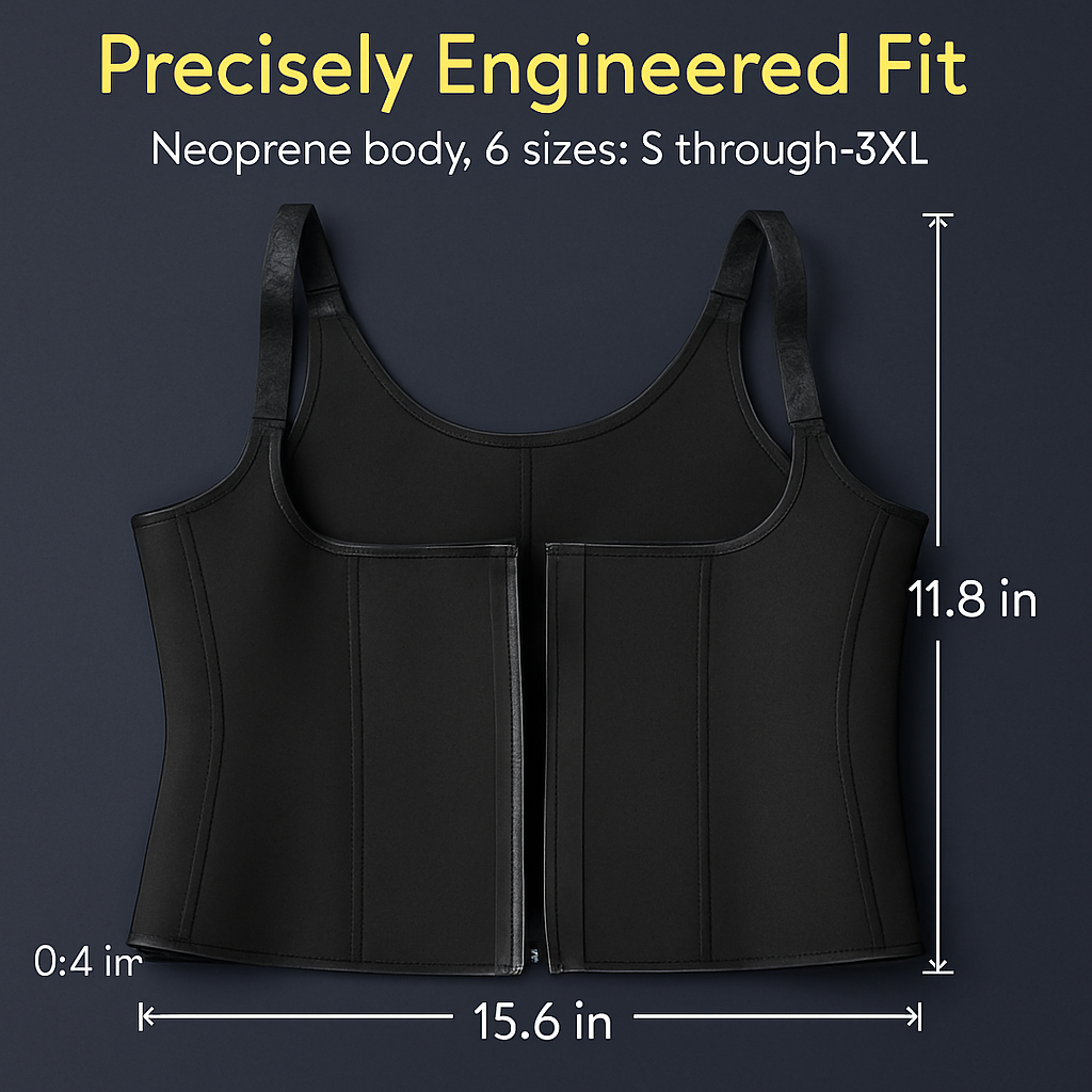 Zippered Waist Trainer Corset for Women Slimming - Support