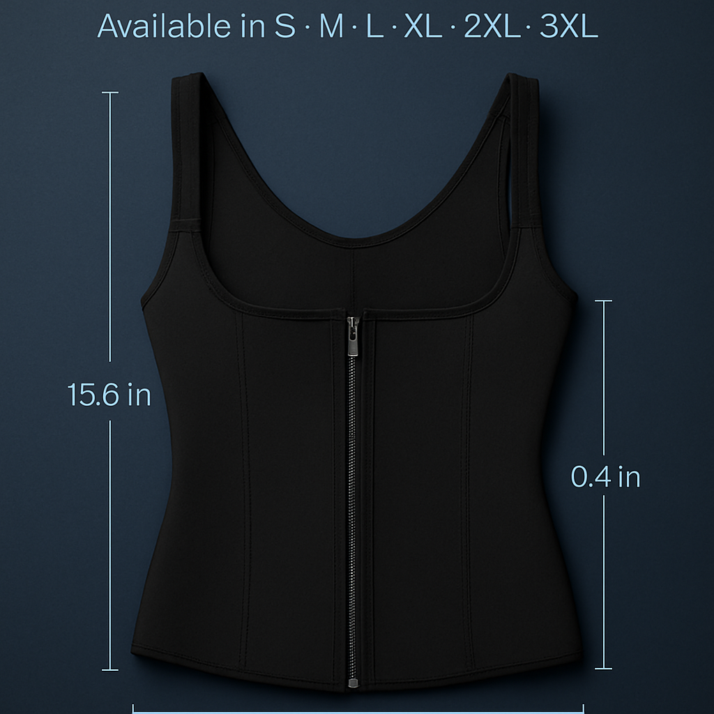 Zippered Waist Trainer Corset for Women Slimming - Support