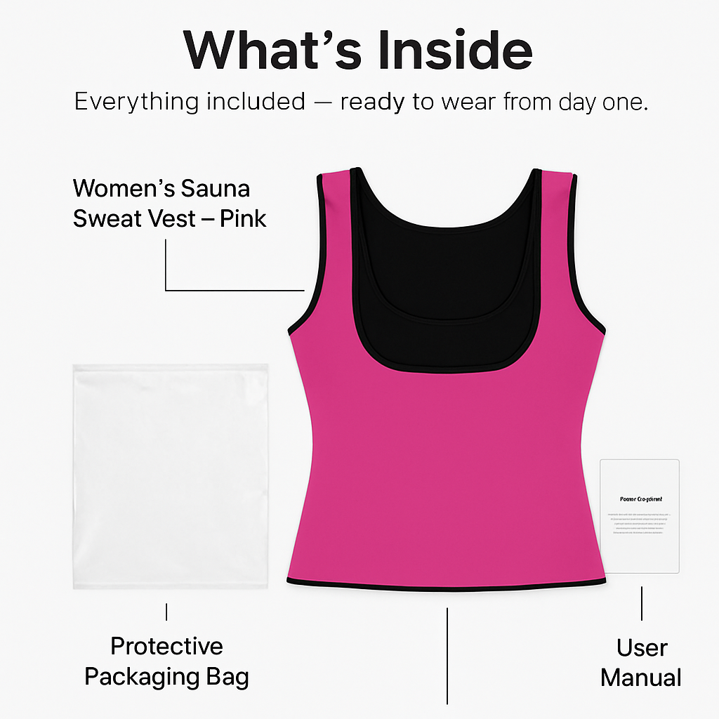 Body Shaper Sauna Vest for Workouts - Comfort Fit