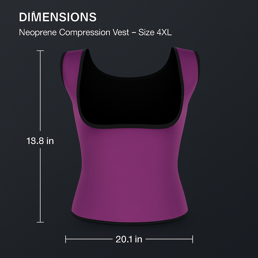 Body Shaper Sauna Vest for Workouts - Comfort Fit