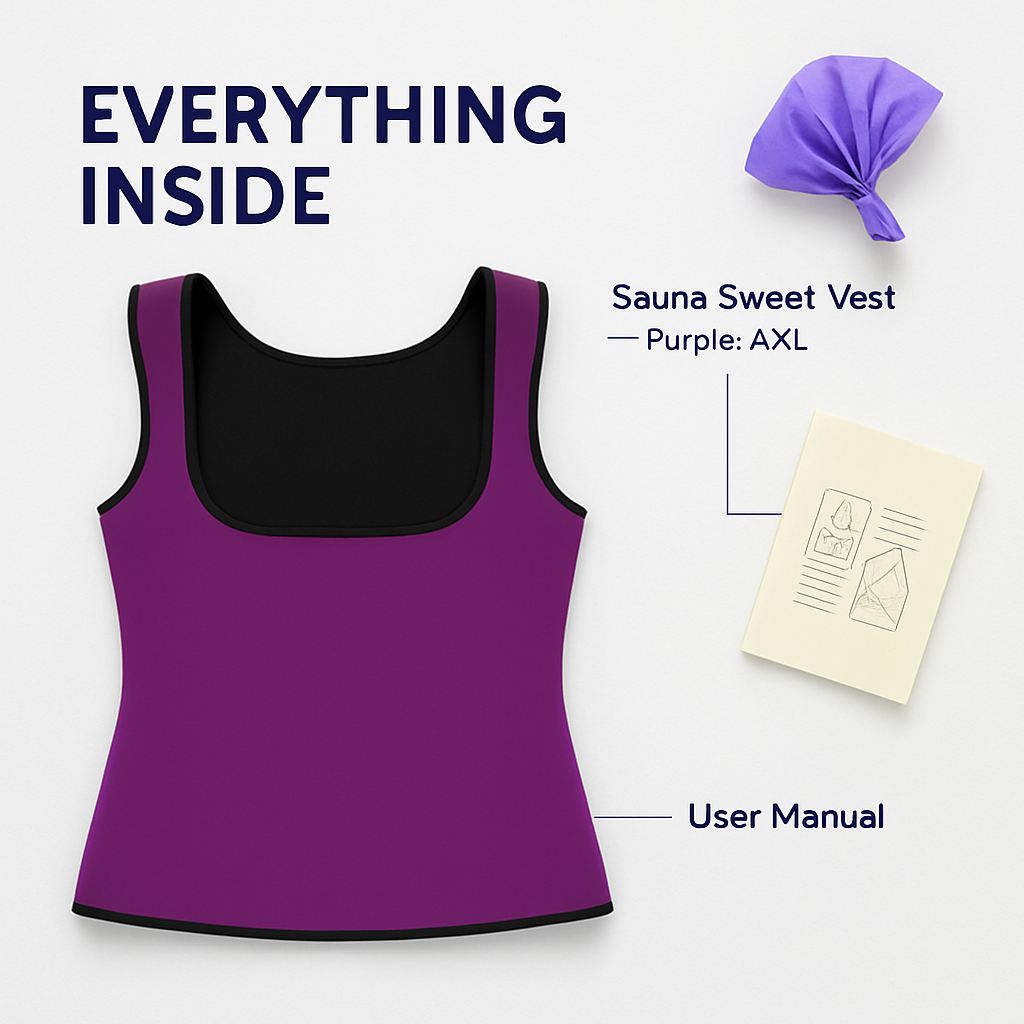 Body Shaper Sauna Vest for Workouts - Comfort Fit