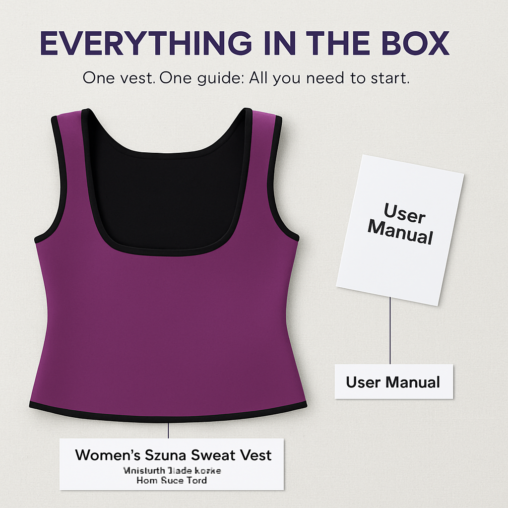 Body Shaper Sauna Vest for Workouts - Comfort Fit