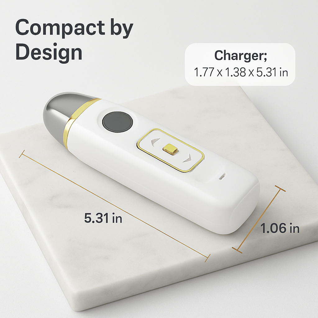 Handheld car massage atomizer for nano mist hydration