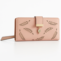 Leather Wallet Clutch - Card Slots - PU Leather - Compact
