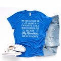 Grandma Shirt, My Grandkids are My Favorite T-shirt for Grandmother, Nana