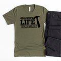 Grandpa Life Totally Nailed it T-shirt, Grandfather Gift for him