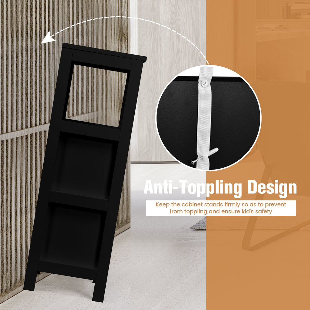 Floor Cabinet Multifunction Storage Rack Stand Organizer