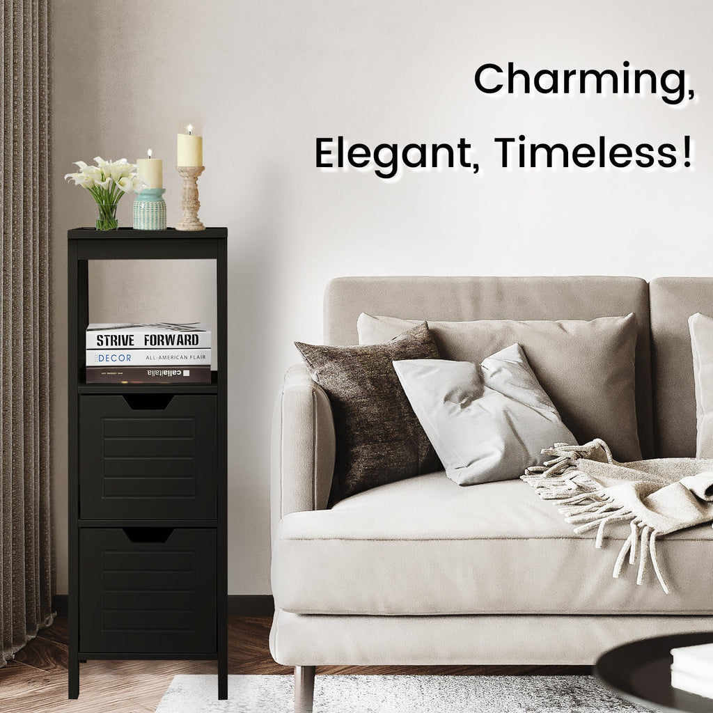 Floor Cabinet Multifunction Storage Rack Stand Organizer