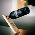 Wood Wine Bottle Balancer - Wine Bottle Hostess Gift - Gravity Defying Wine Bottle Holder