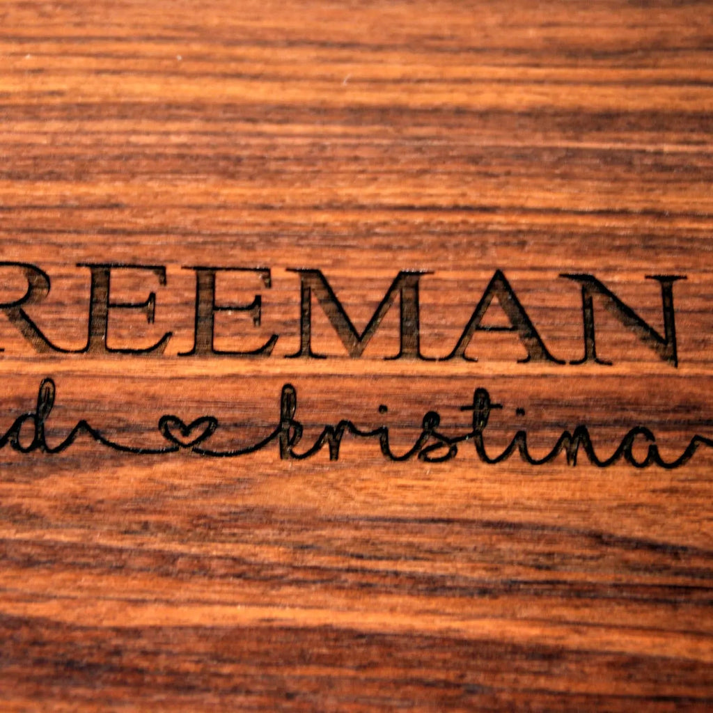 Wedding Gifts for Couples, Personalized Wood Cutting Board Walnut Maple, Custom Bridal Shower Gift, unique wedding gift, Custom wedding gift