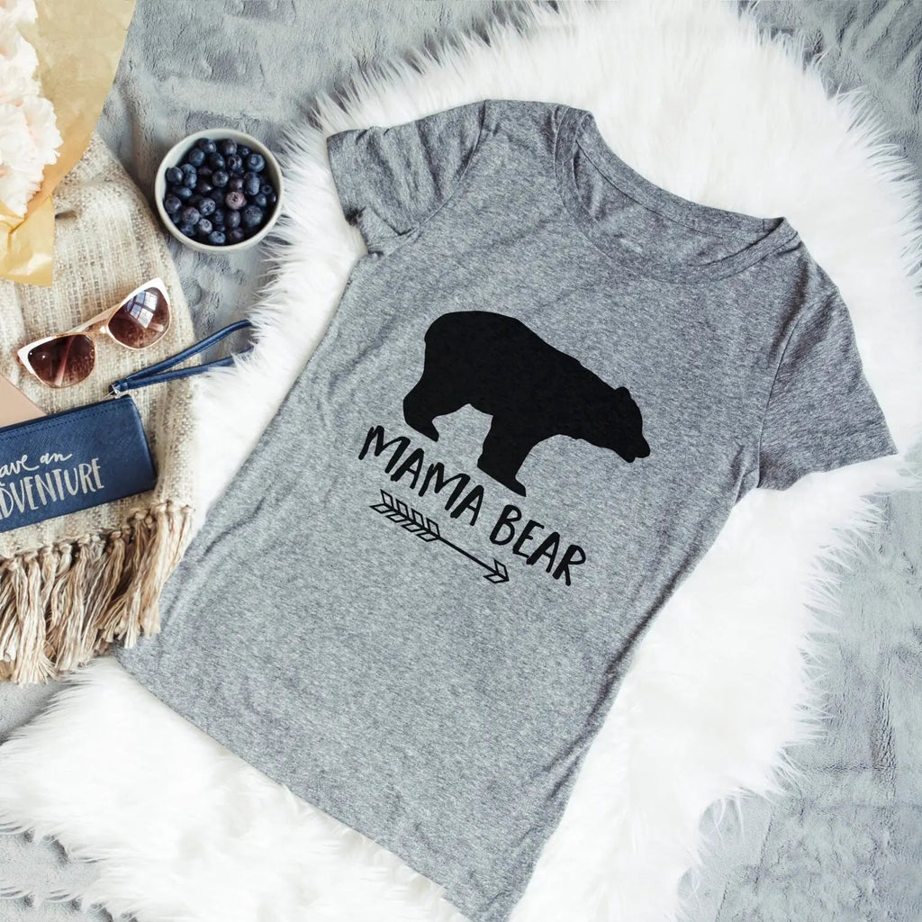 Mama Bear Shirt - Arrow Graphic Tee Gift for Mom