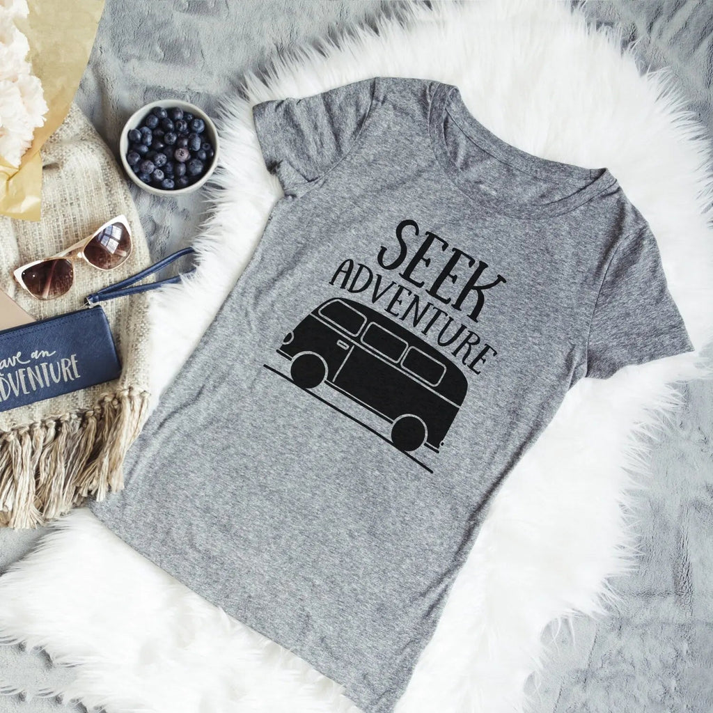Seek Adventure Shirt - Van Wanderlust Traveler Gift