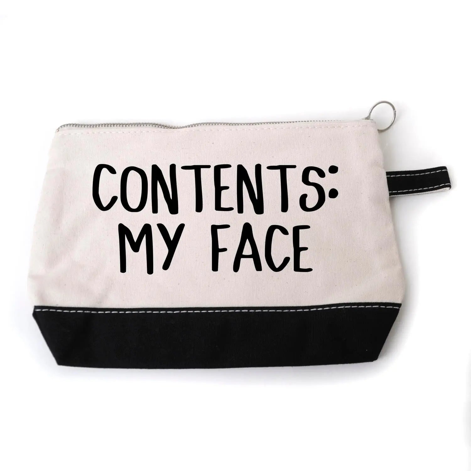 Funny Cosmetic Make Up Bag Contents: My Face