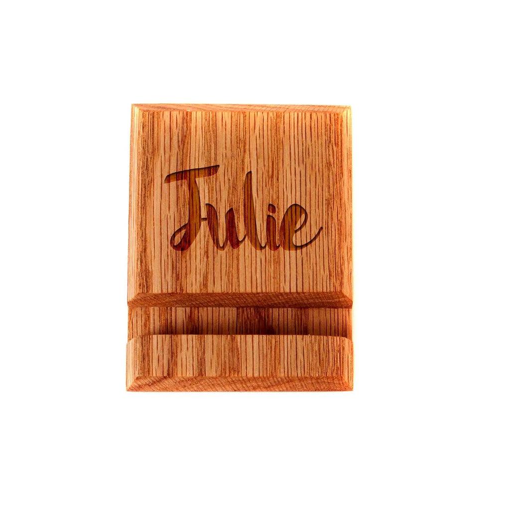 Wooden iPhone Stand - Wood iPhone Holder