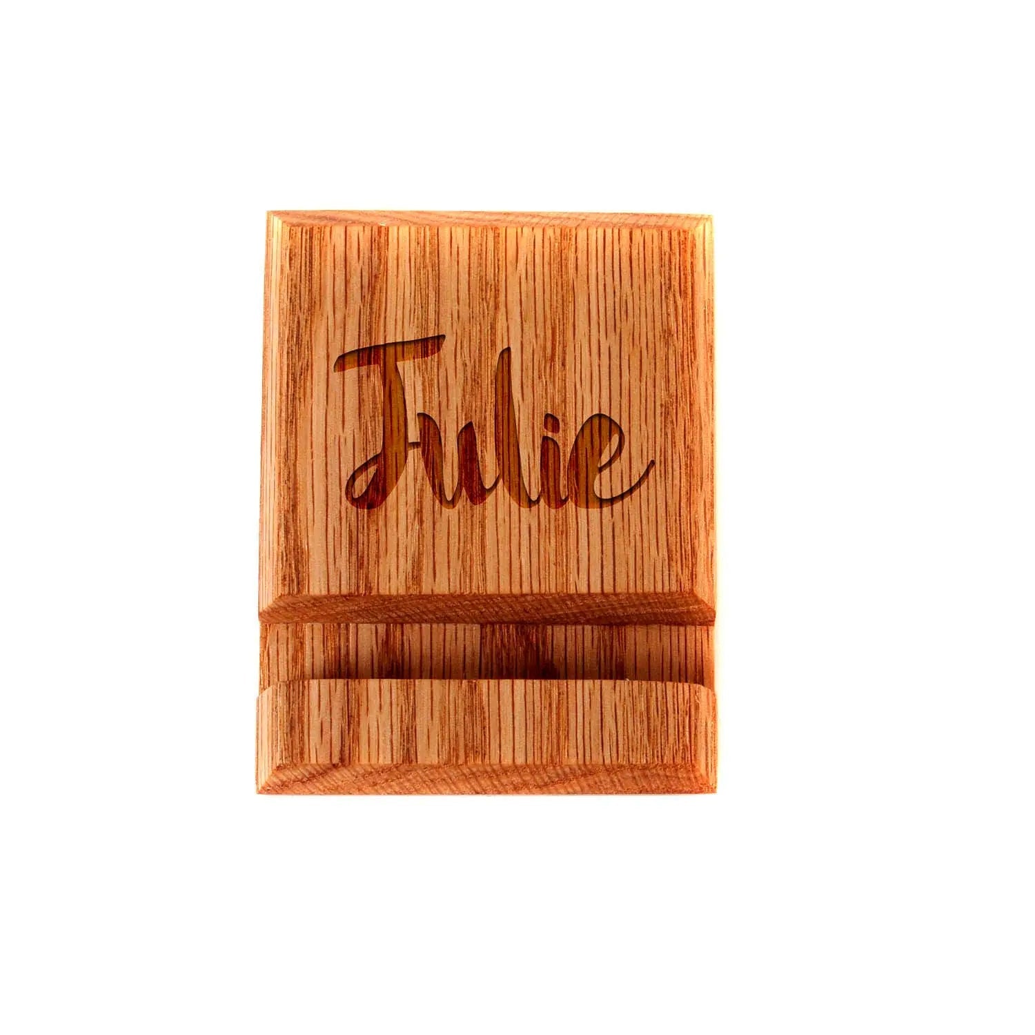 Wooden iPhone Stand - Wood iPhone Holder