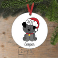 Dog Christmas Ornament, dog ornament personalized, custom dog ornament, personalized dog ornament, dog lover gift, 2022 ornament