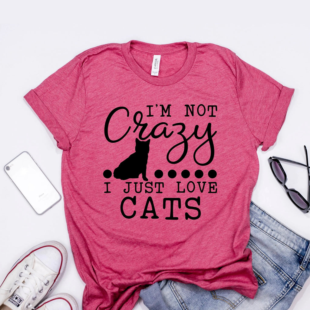 Funny Cat Shirt - Cute Cat Graphic Tee | Soft Cotton Bella Canvas T-Shirt