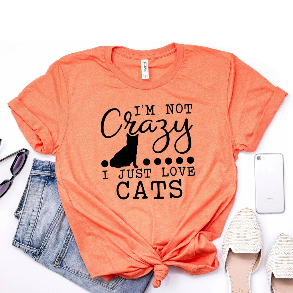 Funny Cat Shirt - Cute Cat Graphic Tee | Soft Cotton Bella Canvas T-Shirt