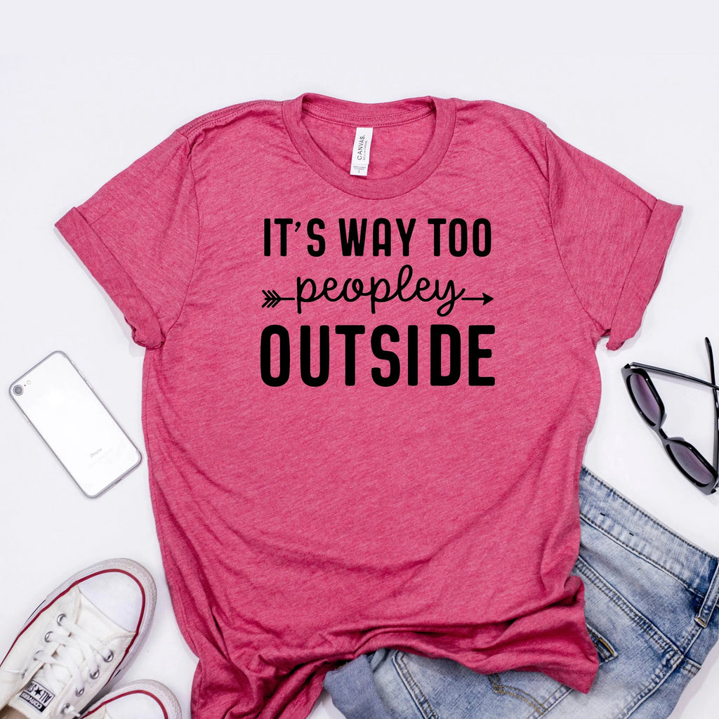 Funny Introvert T-Shirt - Soft Cotton Bella Canvas Graphic Tee With Humorous Quote