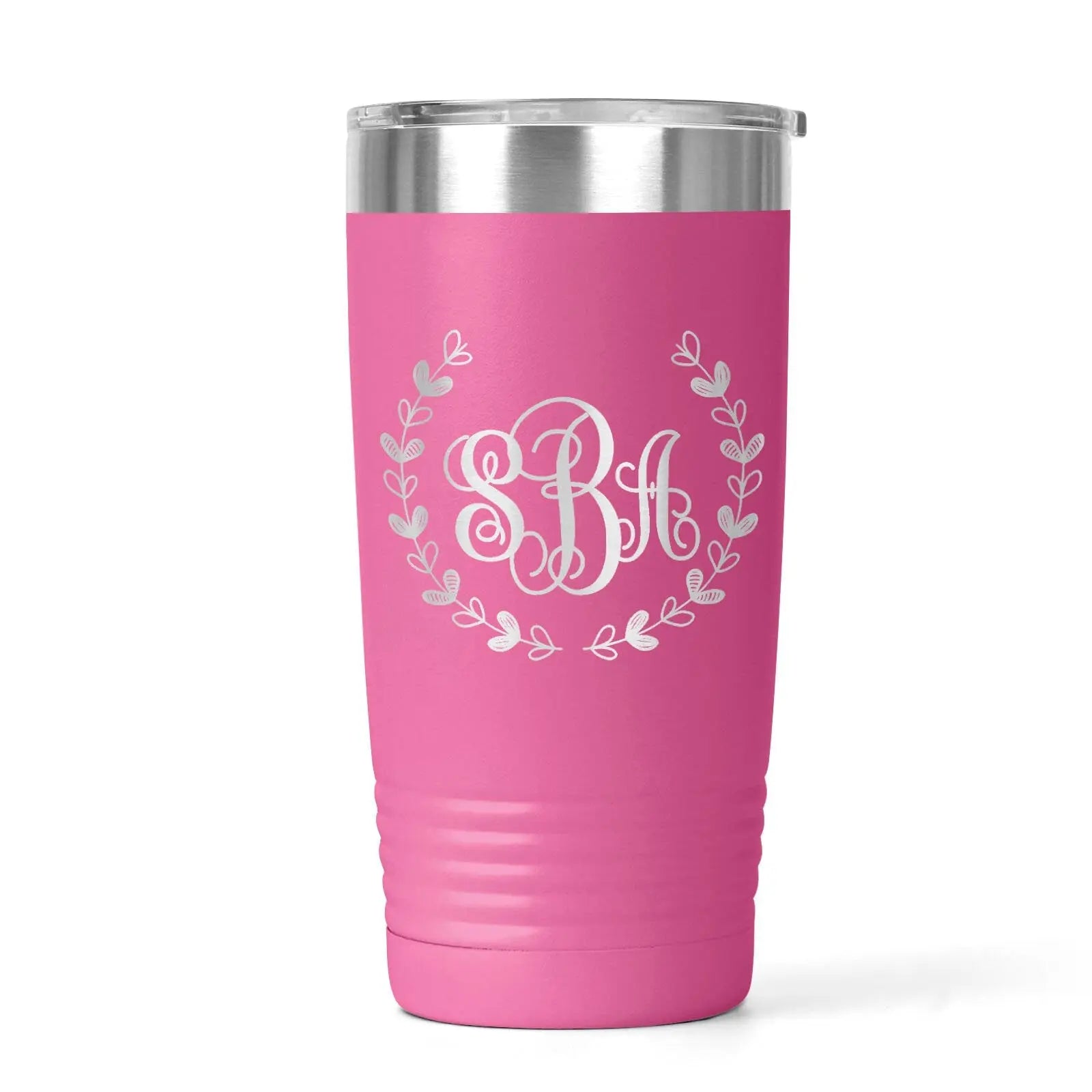 Monogram Tumbler, Stainless Tumbler, Monogrammed Insulated Tumbler, Monogram Gift for Her