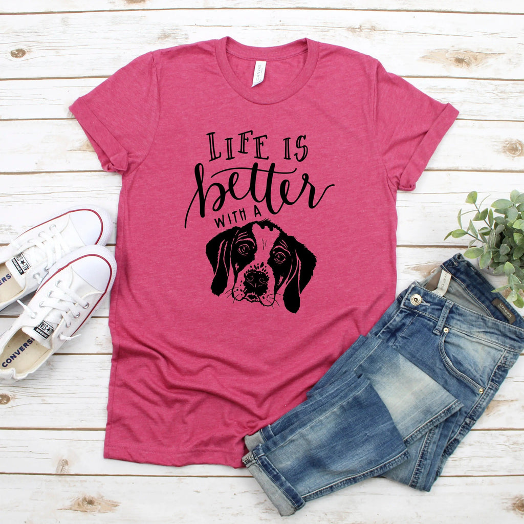 Dog Mom Tshirt – Cute Dog Mom Gift | Soft Cotton Bella Canvas Shirt