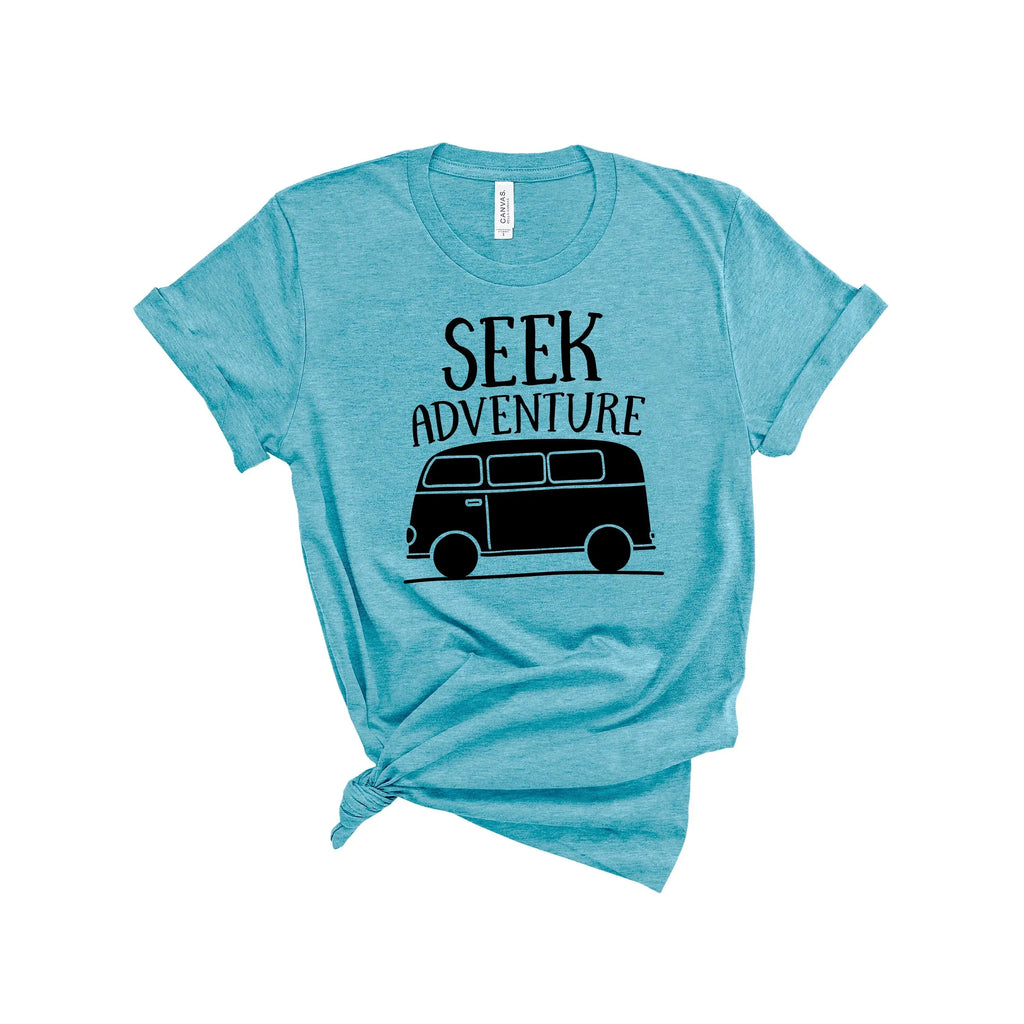 Seek Adventure Shirt - Van Wanderlust Traveler Gift