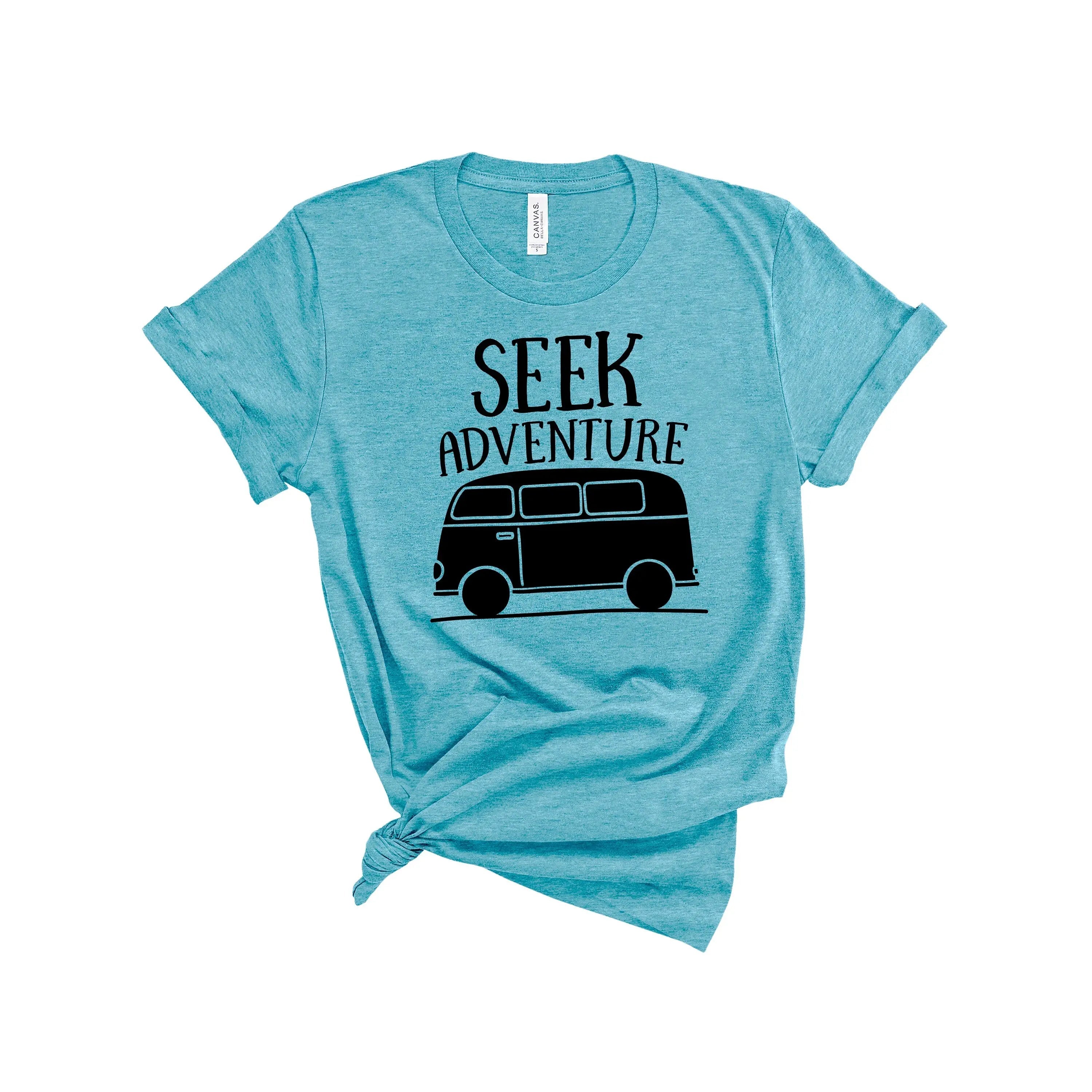 Seek Adventure Shirt - Van Wanderlust Traveler Gift