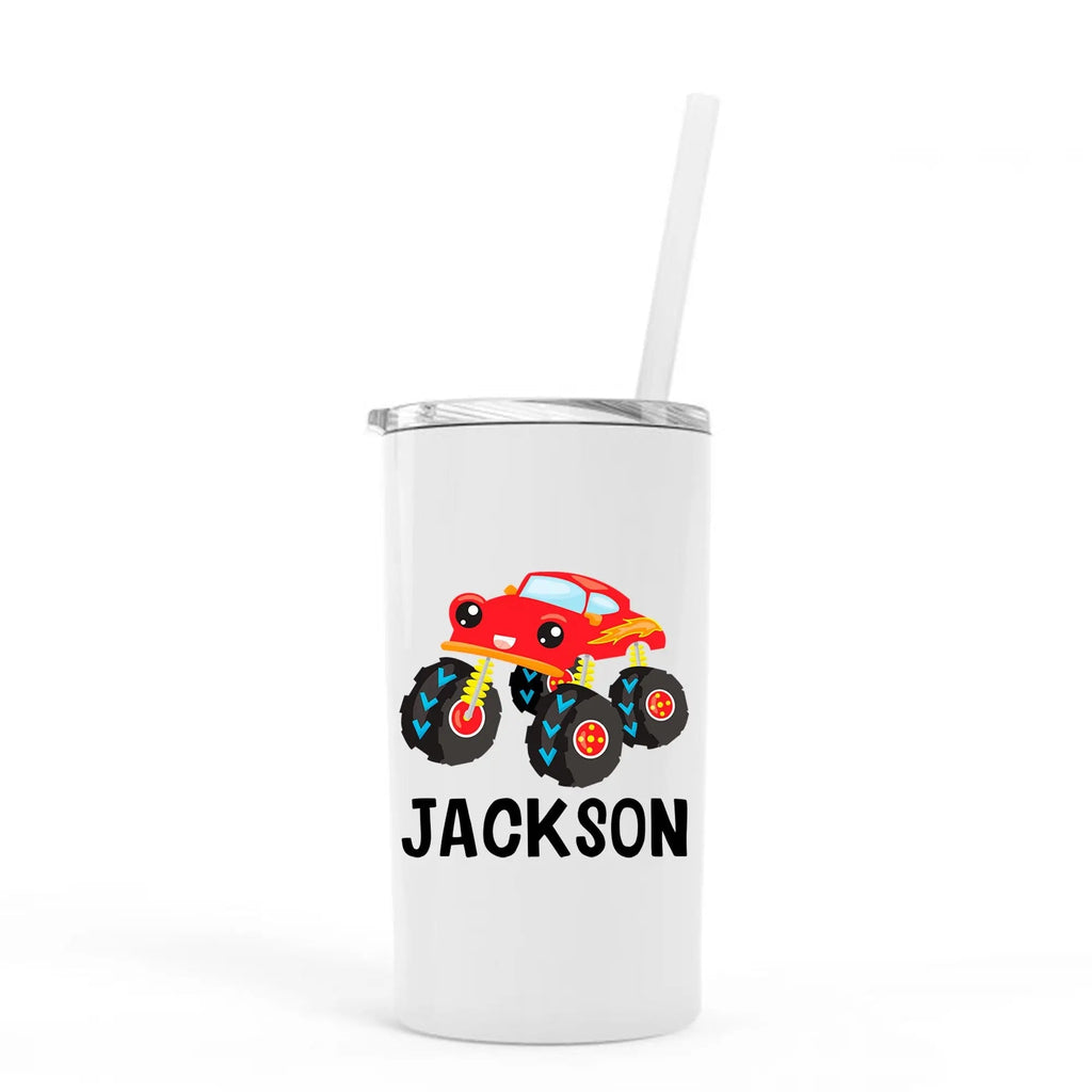 Personalized Kids Stainless Steel Tumblers w/ Straw