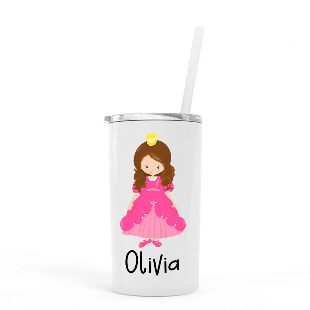 Personalized Kids Stainless Steel Tumblers w/ Straw