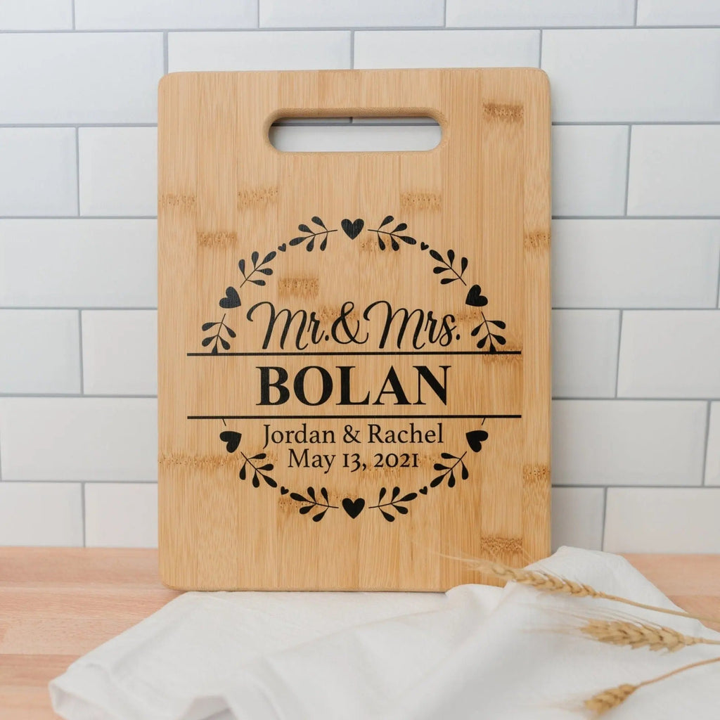 Wedding Gift, Personalized Cutting Board, personalized gift for couples, Custom Wedding Gifts, Wood Cutting Board, Custom cutting board