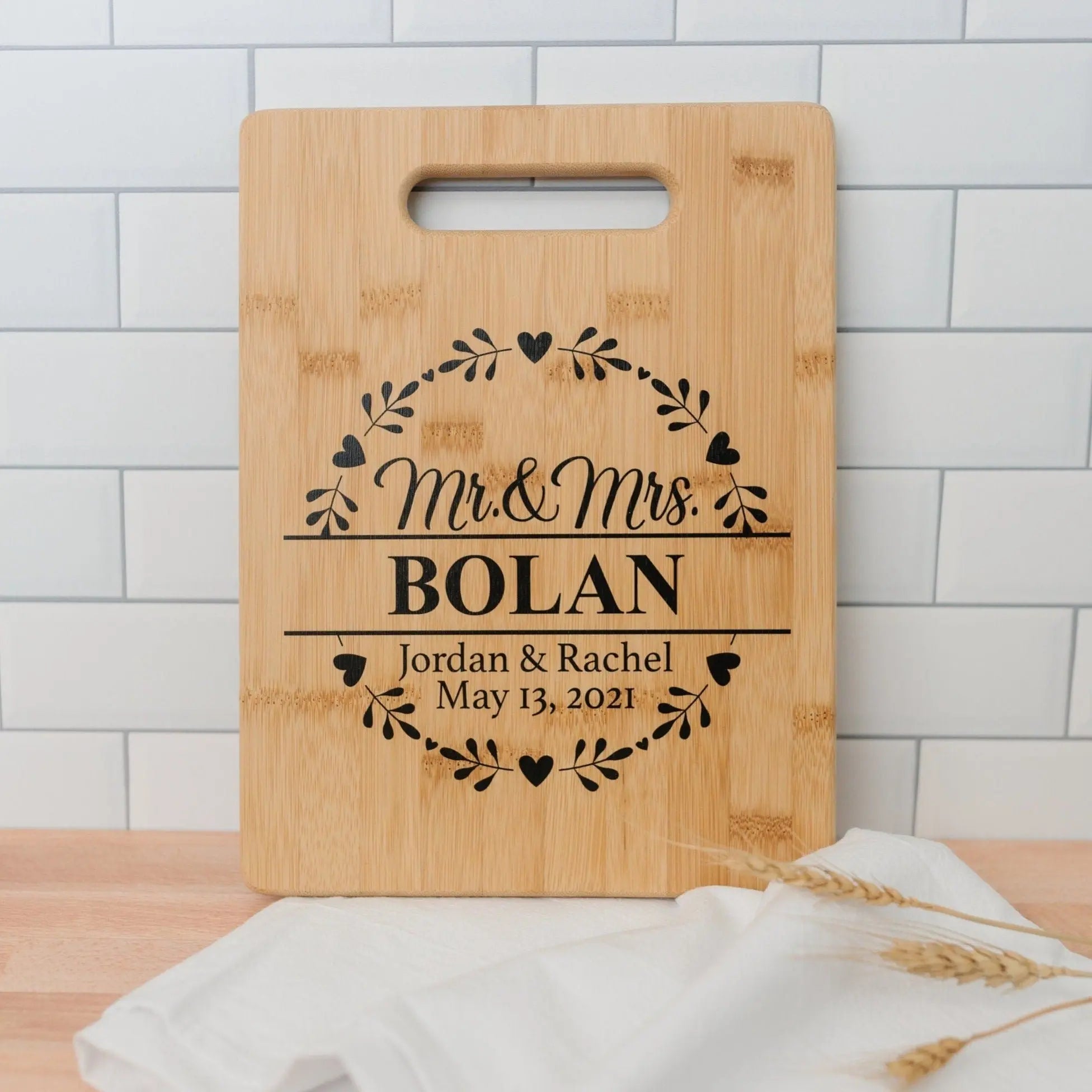 Wedding Gift, Personalized Cutting Board, personalized gift for couples, Custom Wedding Gifts, Wood Cutting Board, Custom cutting board