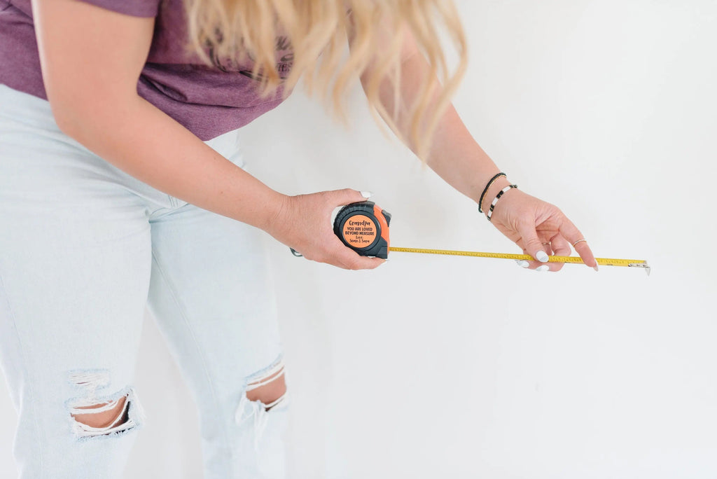 Personalized Tape Measure for Grandpa, Christmas Gift for Grandfather, Custom Birthday Gift for Papa from Grandkids