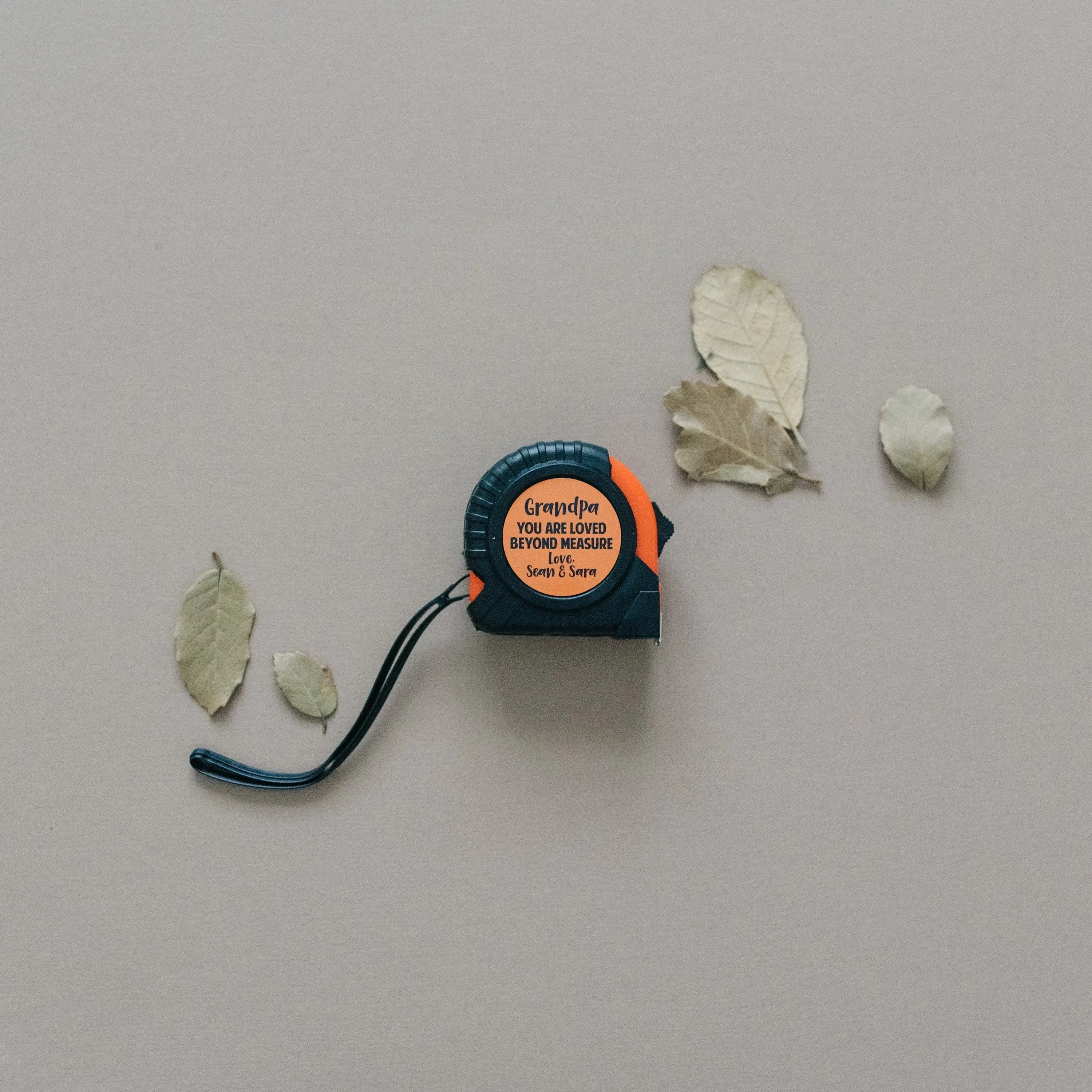 Personalized Tape Measure for Grandpa, Christmas Gift for Grandfather, Custom Birthday Gift for Papa from Grandkids