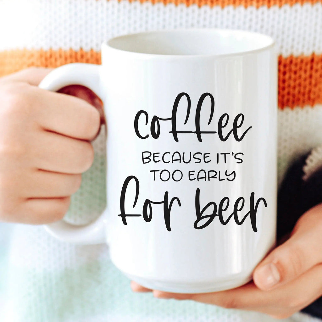 Funny Coffee Mug for Men, Valentines Gift for him, Beer Lovers Gifts, birthday gift for men, Beer Gift Ideas