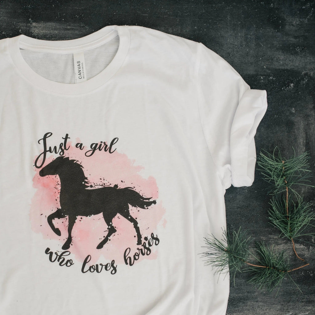 Horse T-shirt for girls, toddler Youth Kids Tees, horse gifts