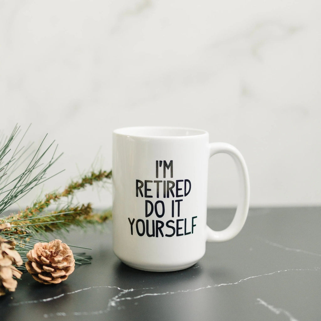 Retired Coffee Mug - Retirement Gift - Coffee Cup