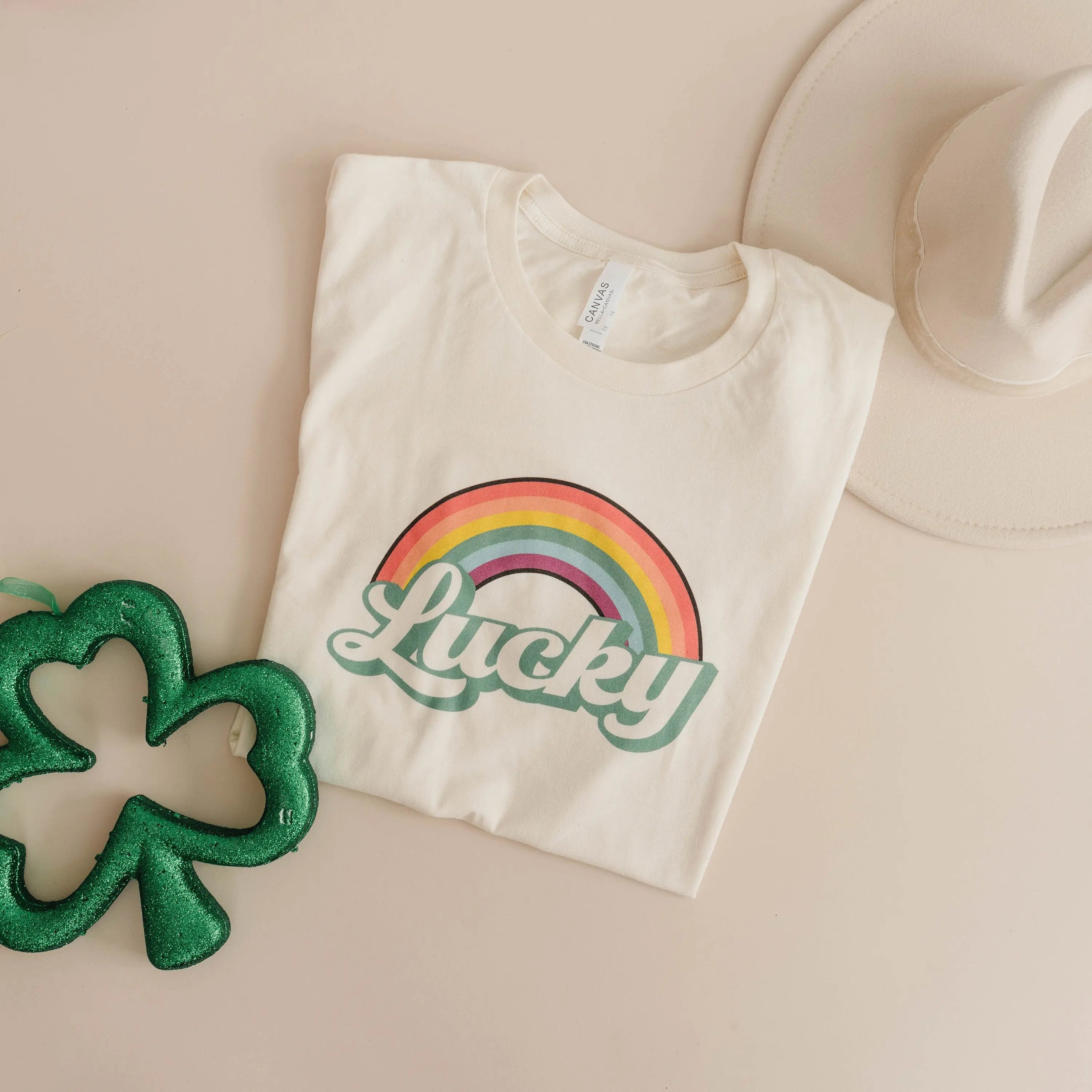 Lucky Rainbow Shirt, lucky shirt, st patricks day tee, shamrock shirt, st patricks day tshirt, irish lucky shirt