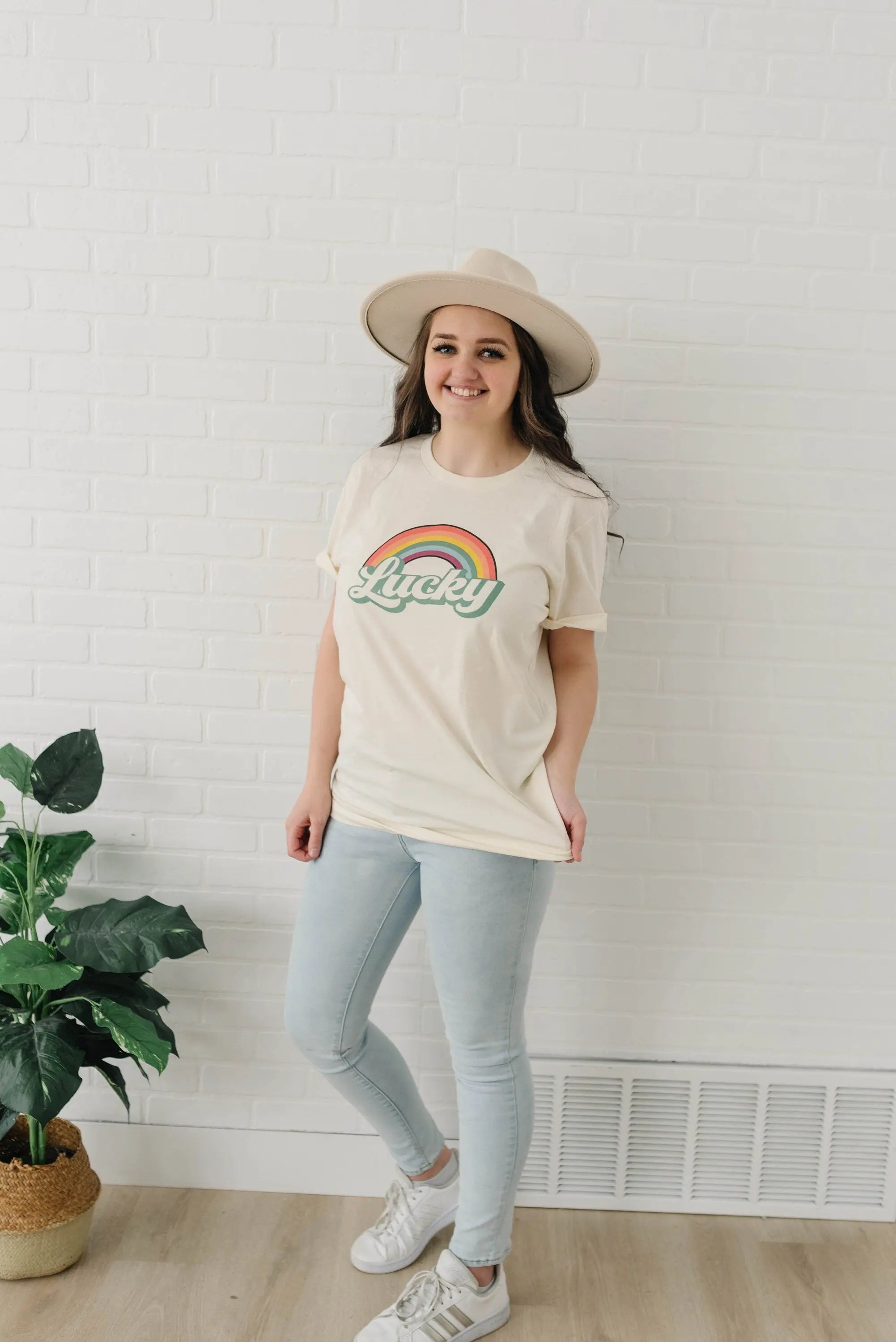 Lucky Rainbow Shirt, lucky shirt, st patricks day tee, shamrock shirt, st patricks day tshirt, irish lucky shirt