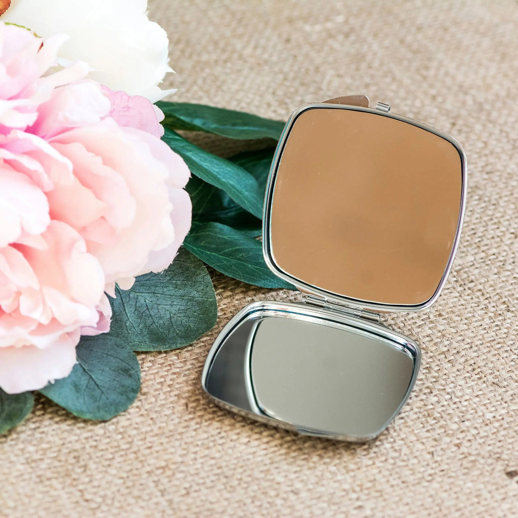 Jane Austen Compact Mirror - Jane Austen Gift - Jane Austen Quote Compact Mirror, literary gift for reader