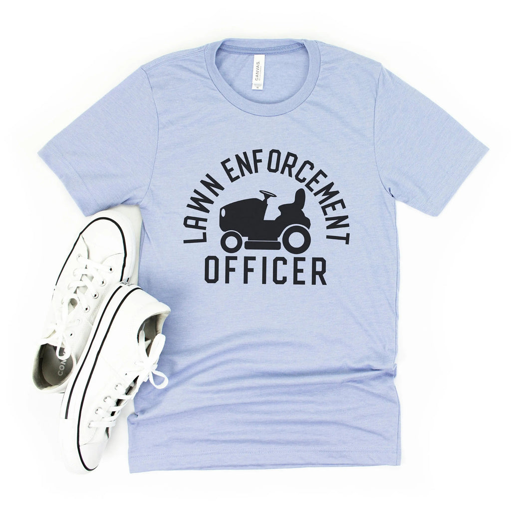 Dad Shirt Father's Day Gift - Lawn Enforcement T-shirt - funny shirts for men
