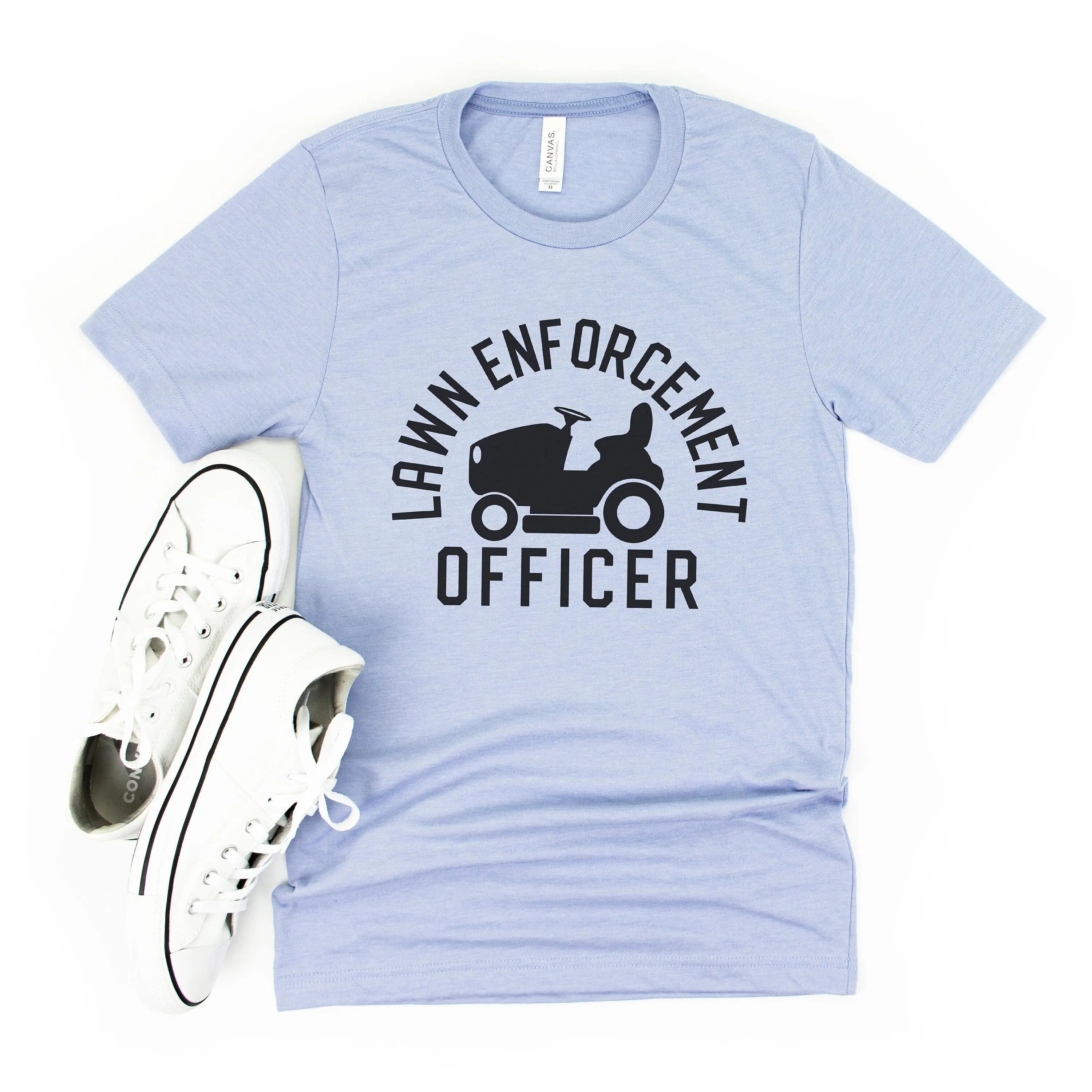 Dad Shirt Father's Day Gift - Lawn Enforcement T-shirt - funny shirts for men