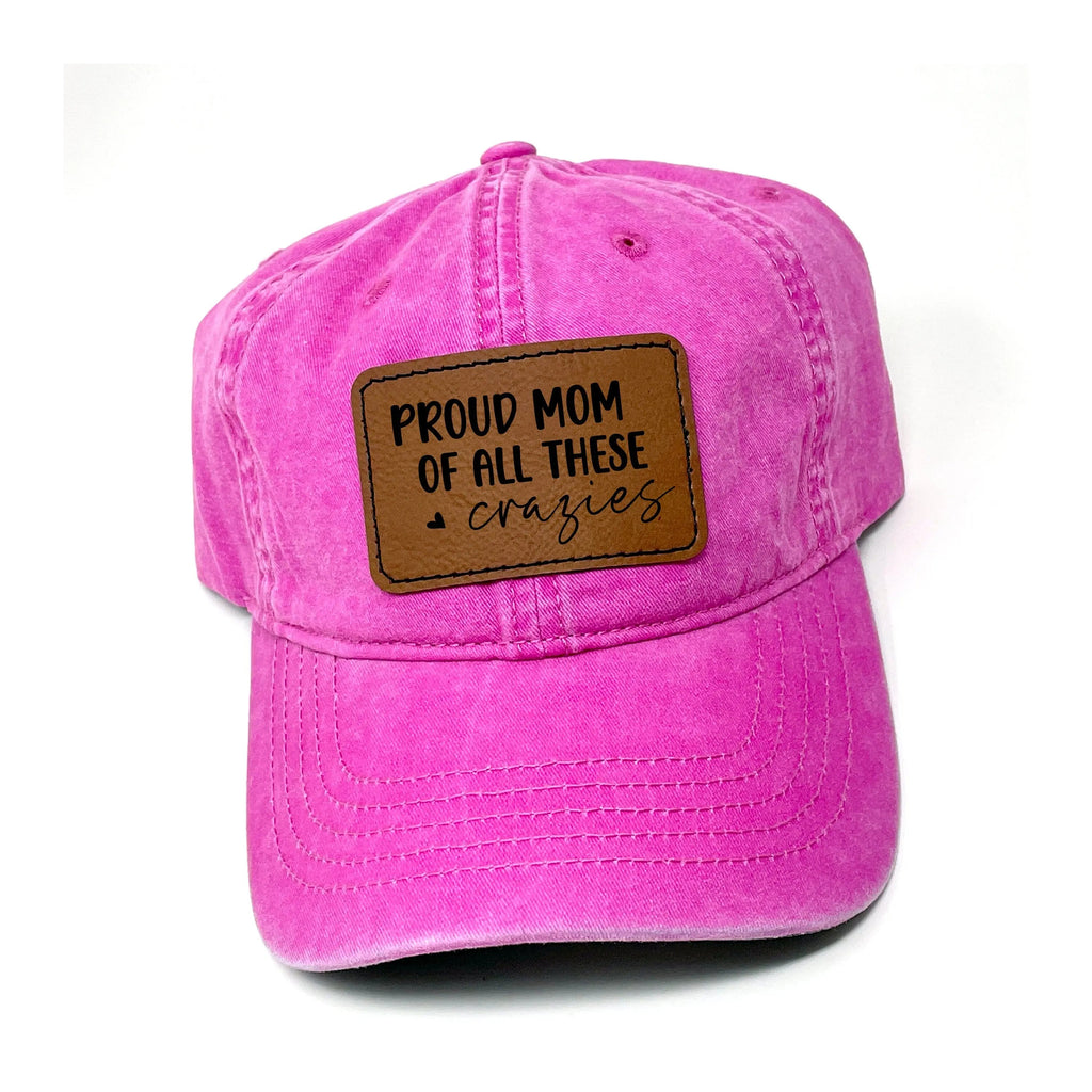 Mom Hat -  leather patch hat - Leopard Pattern trucker baseball cap - ponytail hats for women - Gift for Mom - mama hat