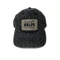Cute Wine Hats – Leather Patch Baseball Cap for Women, Ponytail Opening, Perfect Wine Gift
