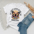 Self Love Club Shirt – Butterfly Inspirational Tee | Soft White Cotton