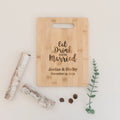 Personalized Wedding Gift Cutting Board, unique wedding gift for couple, Custom Bamboo Wood Board, personalized cutting board wedding gift